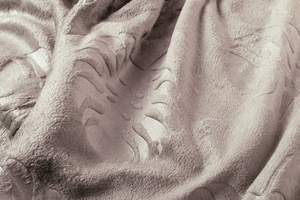 Blanket 160 x 200 Microfiber Stamped Ardea Leaf 10
