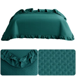 Quilted Bedspread 200 x 220 with Ruffle Rosella 04