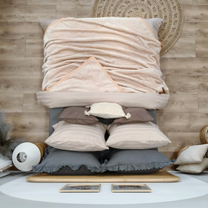 Blanket 160 x 200 Acrylic Solid Warm Yasemin 06