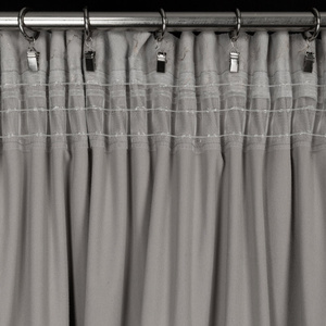 Curtain 140 x 300 Decorative Velvet Nadia Silver+Gold