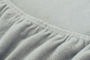 Terry sheet with elastic 155_D Ash 80x160