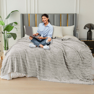 Blanket 160 x 200 Microfiber Embossed Yolanda 03