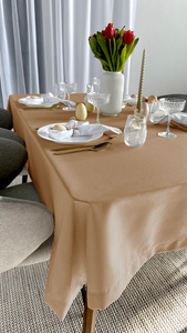 Tablecloth 120x240 Stainproof Classic Savio C.Beige