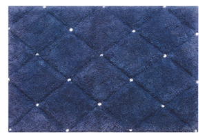 Cotton Carpet 50 x 70 Chic 2 Navy Blue
