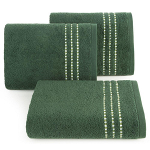Fiore Bath Towel (11) 50 x 90 Bottle Green