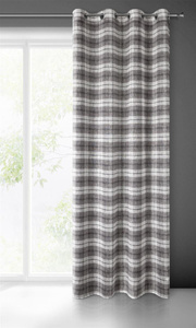 Kelli Decorative Curtain 140 x 250 Spun Gray