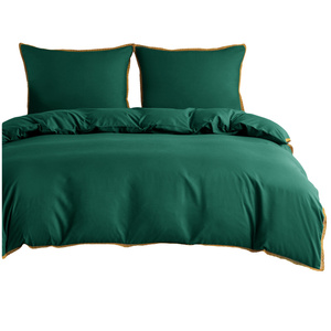 Bedding set 200 x 220 3 pcs Smooth with Lace Brandon 02