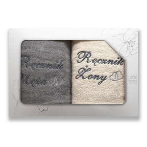 Towel set 2pc. 50x100 Carol 36