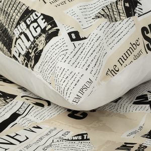 Cotton Bedding Set 160 x 200 3pcs Sonia 39