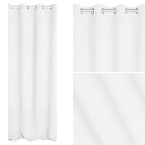 Curtain 140 x 250 Blackout Hold Holder White2