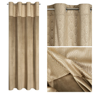 Curtain 140 x 250 Decorative Drawstring Agnes Beige