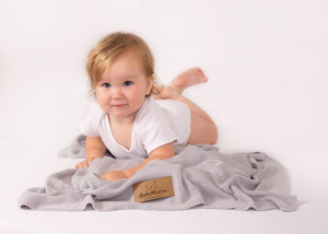 80 x 100 Children's Bamboo Knitted Blanket Thai 03