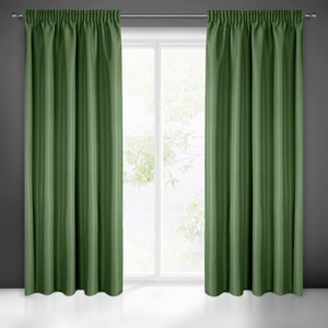 Rita Decorative Tape Curtain 140 x 270 Green