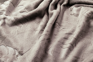 Blanket 160 x 200 Microfiber Stamped Ardea Leaf 10