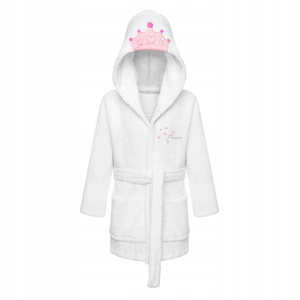 Children's Bathrobe with Hood L 130 Princess