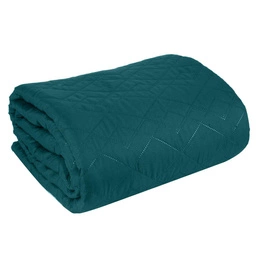 Bedspread 170 x 210 Quilted Decorative Boni2 Turquoise
