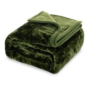 Blanket 200 x 220 Acrylic Uniform Warm Yasemin 10