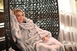 Blanket 150 x 210 Microfiber with Sleeves Kangoo 42