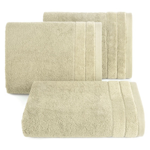 Towel 70 x 140 Cotton Damla 04 500 g/m2 Beige