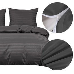 Bedding 220 x 200 3pcs Satin Stripes Ramiro 05