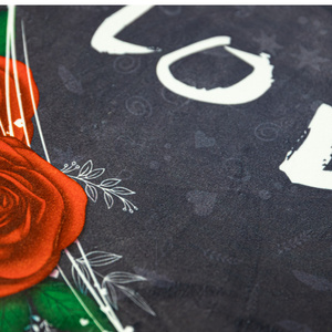 Pillowcase 40 x 40 Decorative Heart Velvet 06