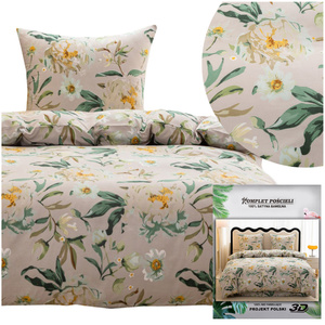 Bedding 140 x 200 2pcs Satin Maria 3091