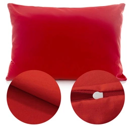 Cotton pillowcase 50 x 70 Uniform Ola Red Red