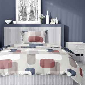 Bedding 140 x 200 2pcs Asti Satin Cotton 5487B