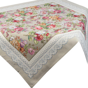 Tablecloth 100 x 100 Decorative Tapestry 1175 Olive