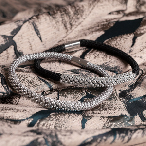 Decorative Curtain Cord ANDY Silver