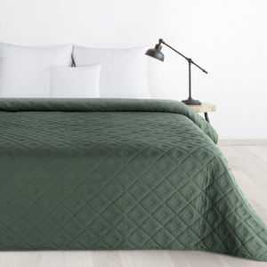 Quilt 170 x 210 Design Quilted Alara6 Green