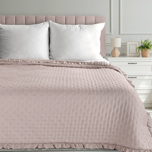 Quilted Decorative Bedspread 200 x 220 Libi3 Powder