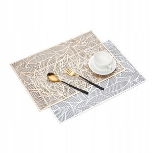 30 x 45 Decorative Skyline Silver Placemat