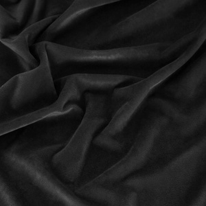 85 x 85 Decorative Velvet Soft Black Tablecloth