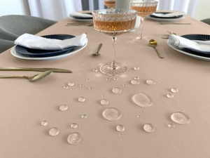 Tablecloth 140x240 Stain-Resistant Surbo Ecru