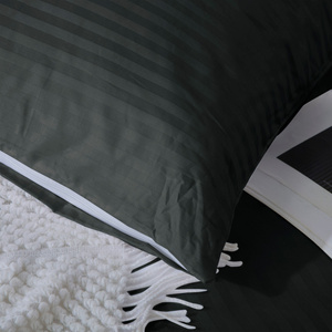 Pillowcase 70 x 80 Cotton Adamash Black