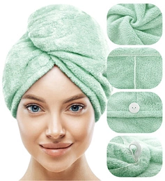 Turban 65 x 25 Microfiber Towel Aki Mint