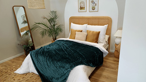 Blanket 200 x 220 Microfiber Embossed Plush Ala 3D Slice 07