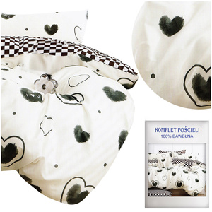 Bedding 160 x 200 3pc Satin Cotton No. A1596