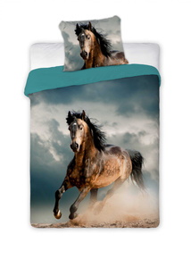 Youth Cotton Bedding 325 Best Friends Horse 140x200NP 2 parts 70x90