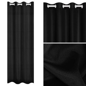 Viva Decorative Curtain Black 140x250