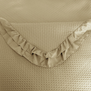 Quilted Bedspread 170 x 210 with Ruffle Rosella 09