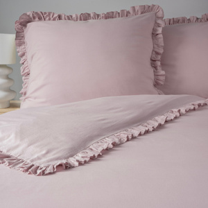 Bedding set 220 x 200 3 pieces Pure Cotton with Ruffle 06