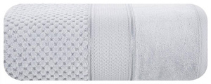 Towel 50 x 90 Cotton Jessi 04 500 GSM Silver