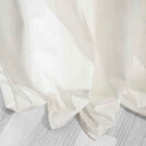 Curtain 140 x 270 Decorative Velvet Soft White