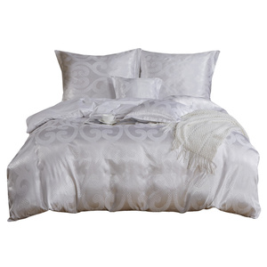 Bedding 220 x 200 5pcs Satin Embroidered AT003