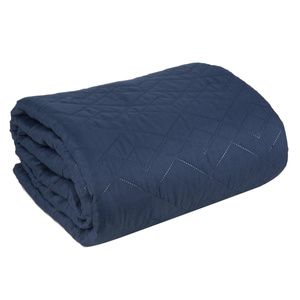 170 x 210 Quilted Decorative Bedspread Boni2 Navy Blue
