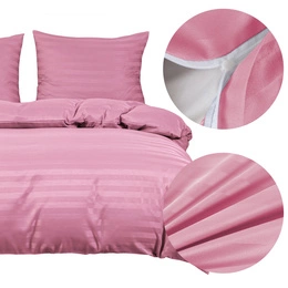 Bedding 220 x 200 3 pcs Satin Stripes Ramiro 06