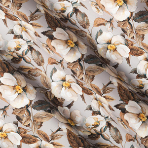 Curtain 140 x 250 Decorative Simona Beige+Brown