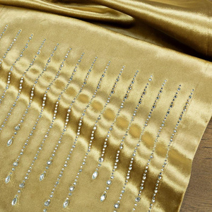 Royal3 Gold 35 x 220 Velvet Decorative Runner